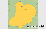 Savanna Style Simple Map of El Triunfo