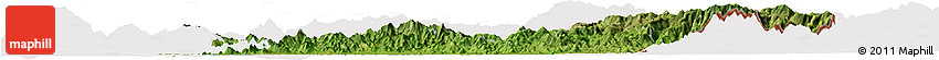 Satellite Horizon Map of Choluteca, cropped outside