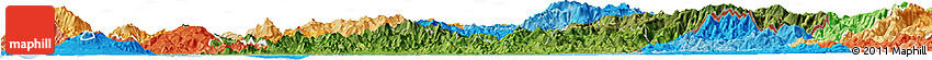 Satellite Horizon Map of Choluteca, political shades outside