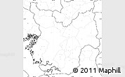Blank Simple Map of Choluteca, no labels