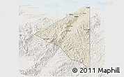 Shaded Relief 3D Map of Iriona, lighten
