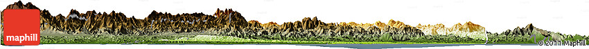 Physical Horizon Map of Iriona, darken