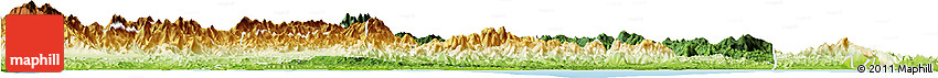 Satellite Horizon Map of Iriona, physical outside