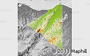 Physical Map of Iriona, desaturated