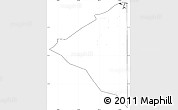 Blank Simple Map of Iriona, cropped outside, no labels