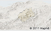Shaded Relief 3D Map of Tocoa, lighten