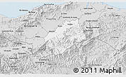 Silver Style 3D Map of Tocoa