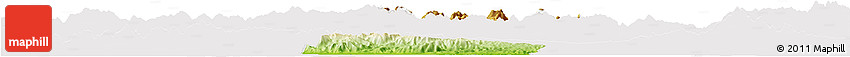 Physical Horizon Map of Tocoa, cropped outside