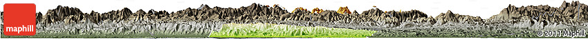 Physical Horizon Map of Tocoa, darken, semi-desaturated