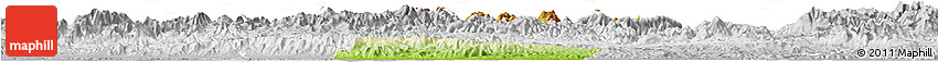 Physical Horizon Map of Tocoa, lighten, desaturated
