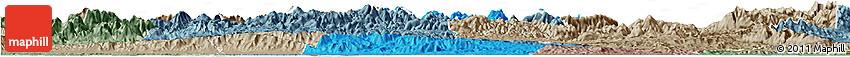 Political Horizon Map of Tocoa, semi-desaturated