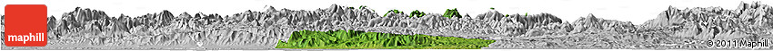 Satellite Horizon Map of Tocoa, lighten, desaturated