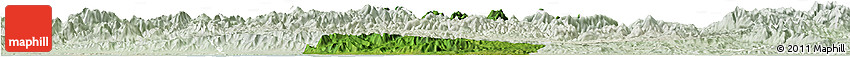 Satellite Horizon Map of Tocoa, lighten