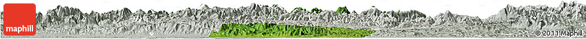 Satellite Horizon Map of Tocoa, lighten, semi-desaturated
