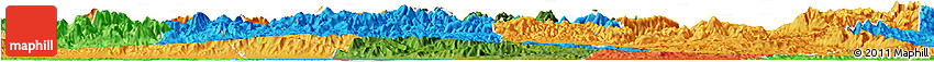 Satellite Horizon Map of Tocoa, political outside