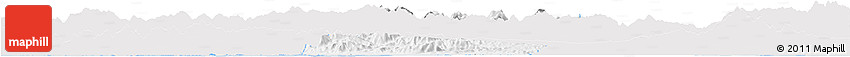 Silver Style Horizon Map of Tocoa, single color outside