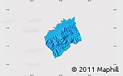 Political Map of Tocoa, cropped outside