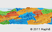 Political Panoramic Map of Tocoa