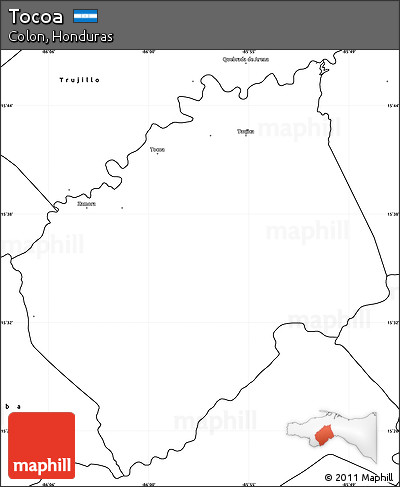 Blank Simple Map of Tocoa