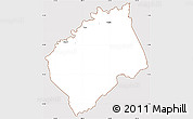 Classic Style Simple Map of Tocoa, cropped outside