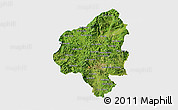 Satellite 3D Map of Copan, single color outside