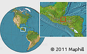 Satellite Location Map of Concepcion