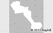 Gray Simple Map of Concepcion