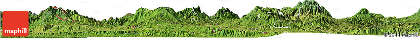 Satellite Horizon Map of Copan