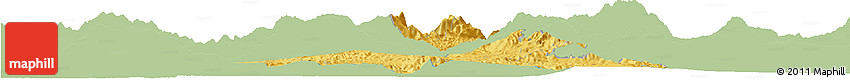Savanna Style Horizon Map of Copan, single color outside