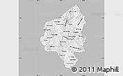 Gray Map of Copan, single color outside