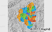 Political Map of Copan, lighten, desaturated