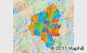 Political Map of Copan, lighten