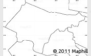Blank Simple Map of San Jeronimo, no labels