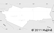 Silver Style Simple Map of Trinidad