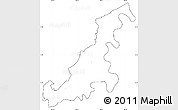 Blank Simple Map of La Lima, cropped outside, no labels