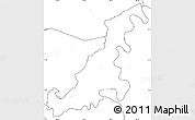 Blank Simple Map of La Lima, no labels