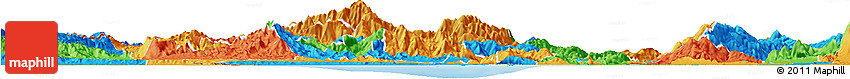 Political Horizon Map of San Pedro Sula