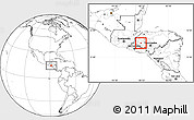Blank Location Map of San Juan