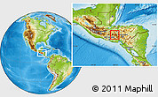 Physical Location Map of San Juan