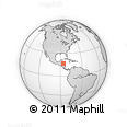 Outline Map of Guanaja