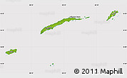 Physical Map of Islas de Bahia, cropped outside