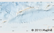 Shaded Relief Map of Islas de Bahia, lighten
