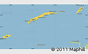 Savanna Style Simple Map of Islas de Bahia