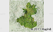 Satellite 3D Map of Lempira, lighten