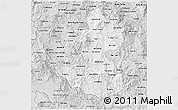 Silver Style 3D Map of Lempira