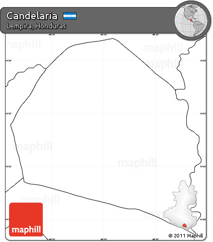Blank Simple Map of Candelaria