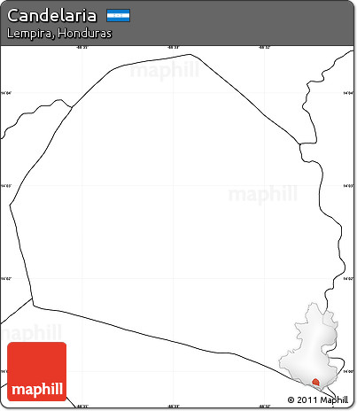 Blank Simple Map of Candelaria