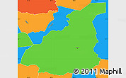 Political Simple Map of Gracias