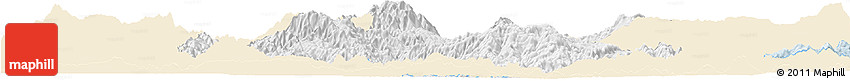 Classic Style Horizon Map of Lempira, single color outside