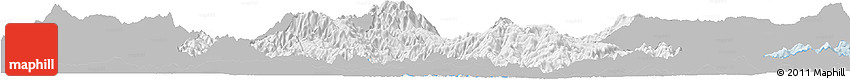 Gray Horizon Map of Lempira, single color outside